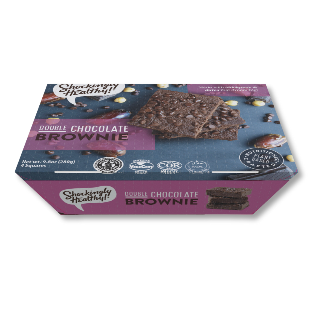 Shockingly Healthy! Double Chocolate Brownie 4-pack