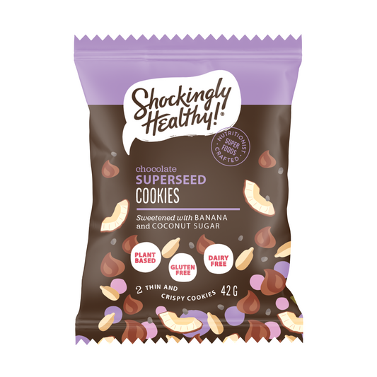 Shockingly Healthy! Chocolate Superseed Cookie 12-pack
