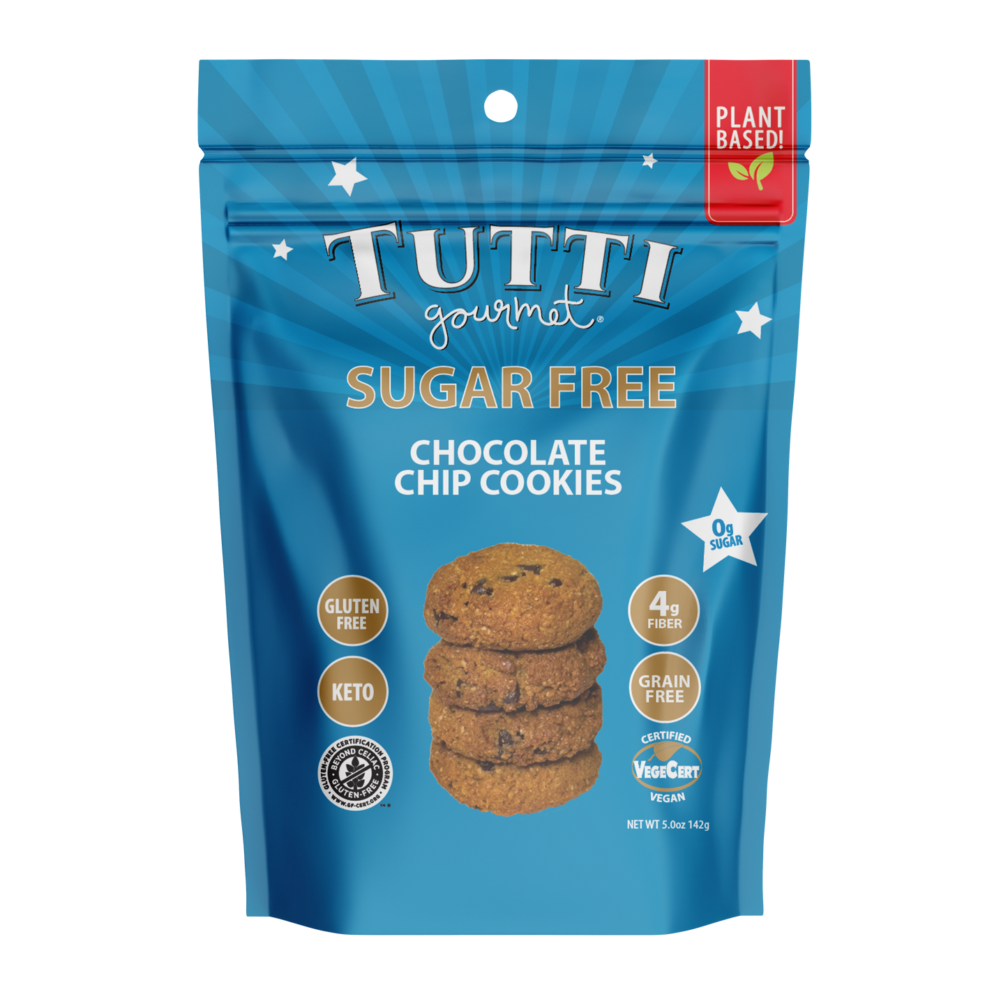 Tutti Gourmet Sugar Free Chocolate Chip Cookies